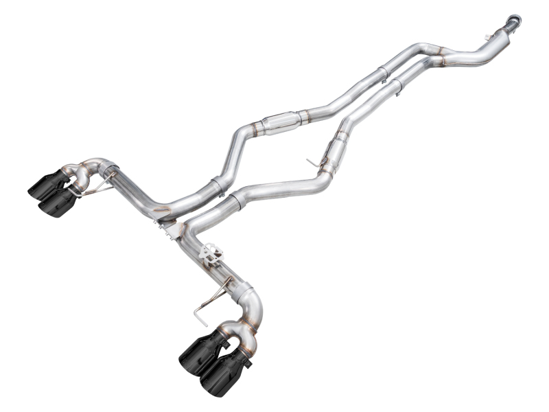 BMW M240i Performance Exhaust - AWE Tuning - Cat-Back Track Edition - Diamond Black - `22-`26